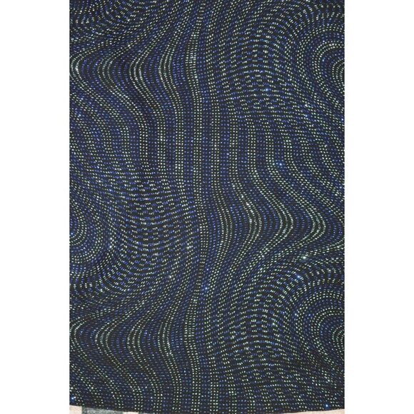 NWT Vintage y2k Gunne Sax Jessica McClintock Blue Sequined Gown Junior Size 11 - Picture 7 of 9